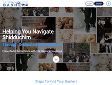 Tablet Screenshot of findyourbashert.com